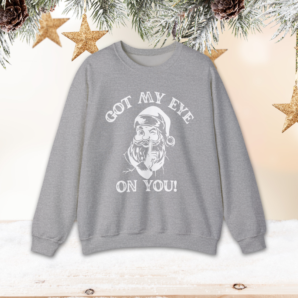 Santa Winking Graphic Sweatshirt