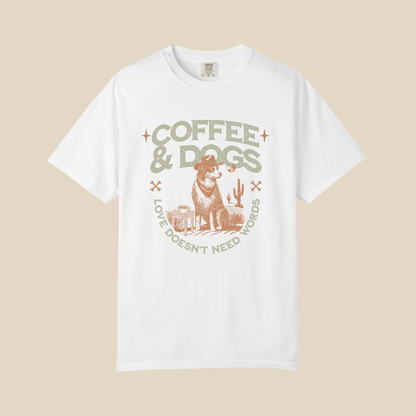 Coffee and Dogs Graphic Shirt