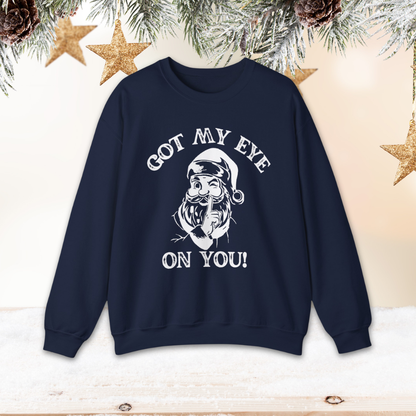 Santa Winking Graphic Sweatshirt