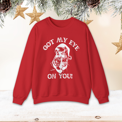 Santa Winking Graphic Sweatshirt