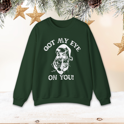 Santa Winking Graphic Sweatshirt