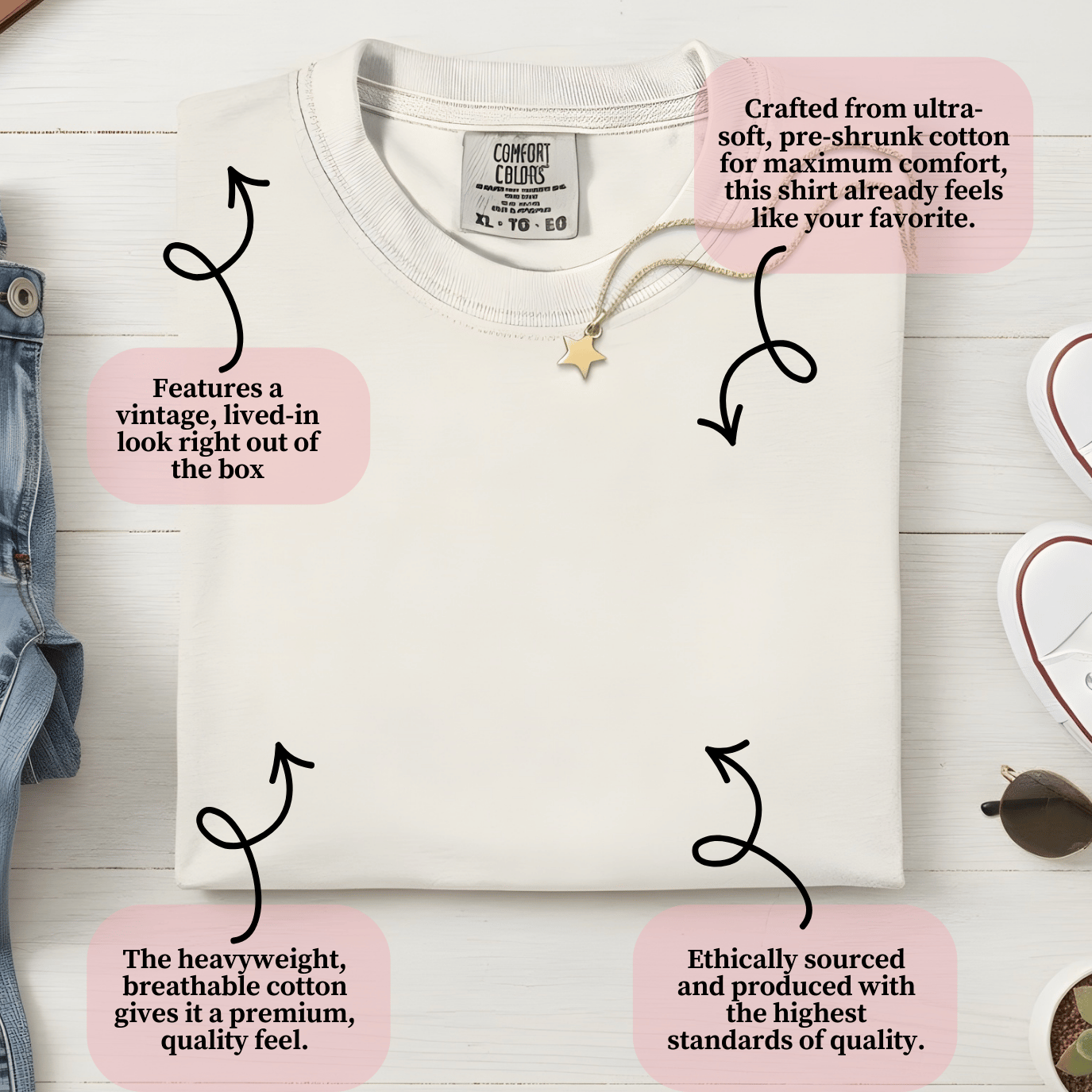 Good Things Happen Bear Graphic Shirt