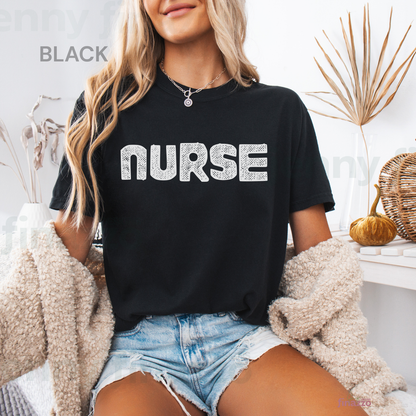 Minimal Nurse Graphic Shirt