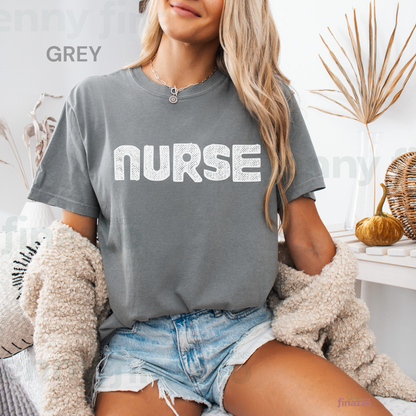 Minimal Nurse Graphic Shirt