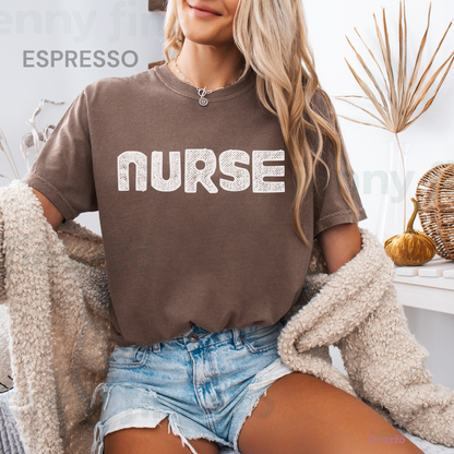 Minimal Nurse Graphic Shirt