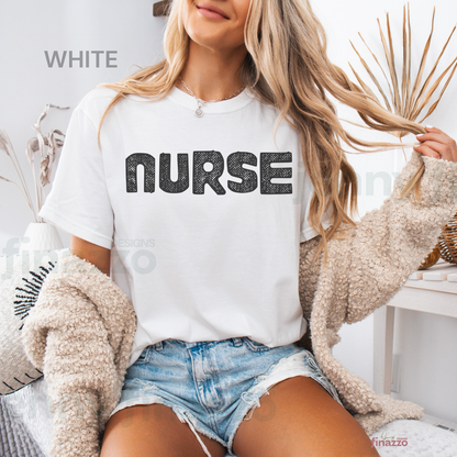 Minimal Nurse Graphic Shirt