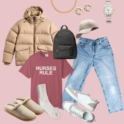 Nurses Rule Graphic Shirt