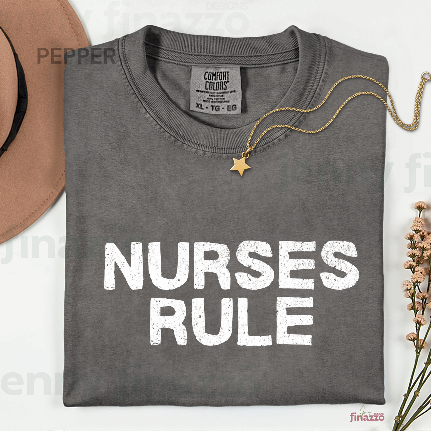 Nurses Rule Graphic Shirt