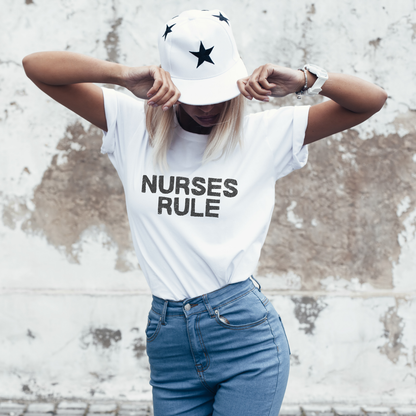 Nurses Rule Graphic Shirt