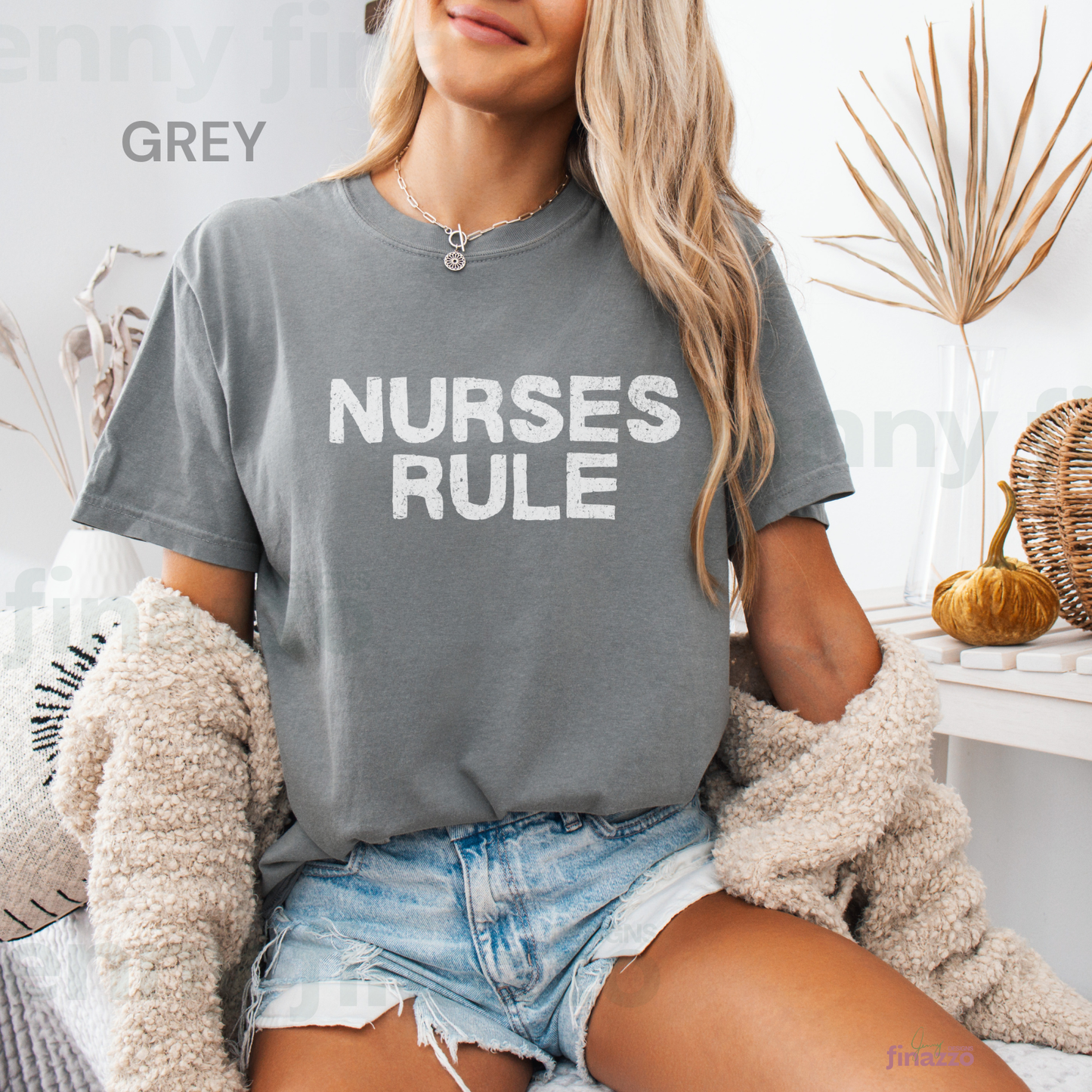 Nurses Rule Graphic Shirt