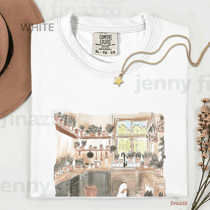 Ducks hugging in Cozy Kitchen Graphich Shirt