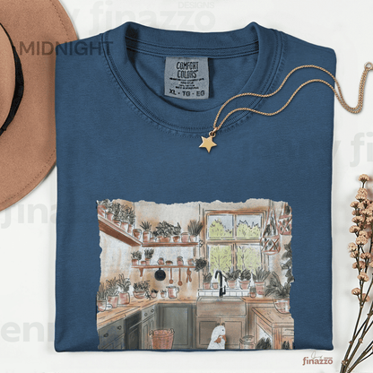 Ducks hugging in Cozy Kitchen Graphich Shirt