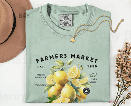 Lemon Farmers Market Graphic Shirt
