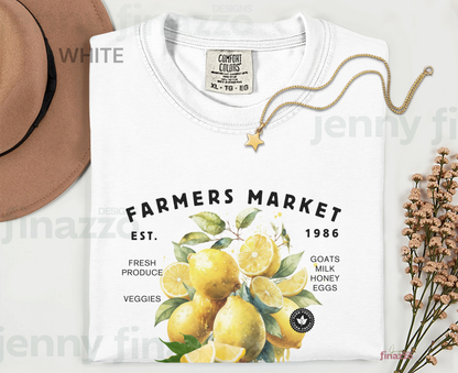 Lemon Farmers Market Graphic Shirt