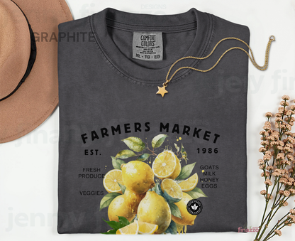 Lemon Farmers Market Graphic Shirt