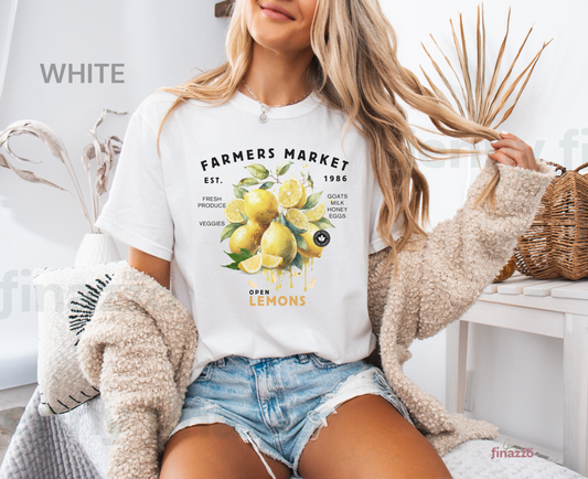 Lemon Farmers Market Graphic Shirt