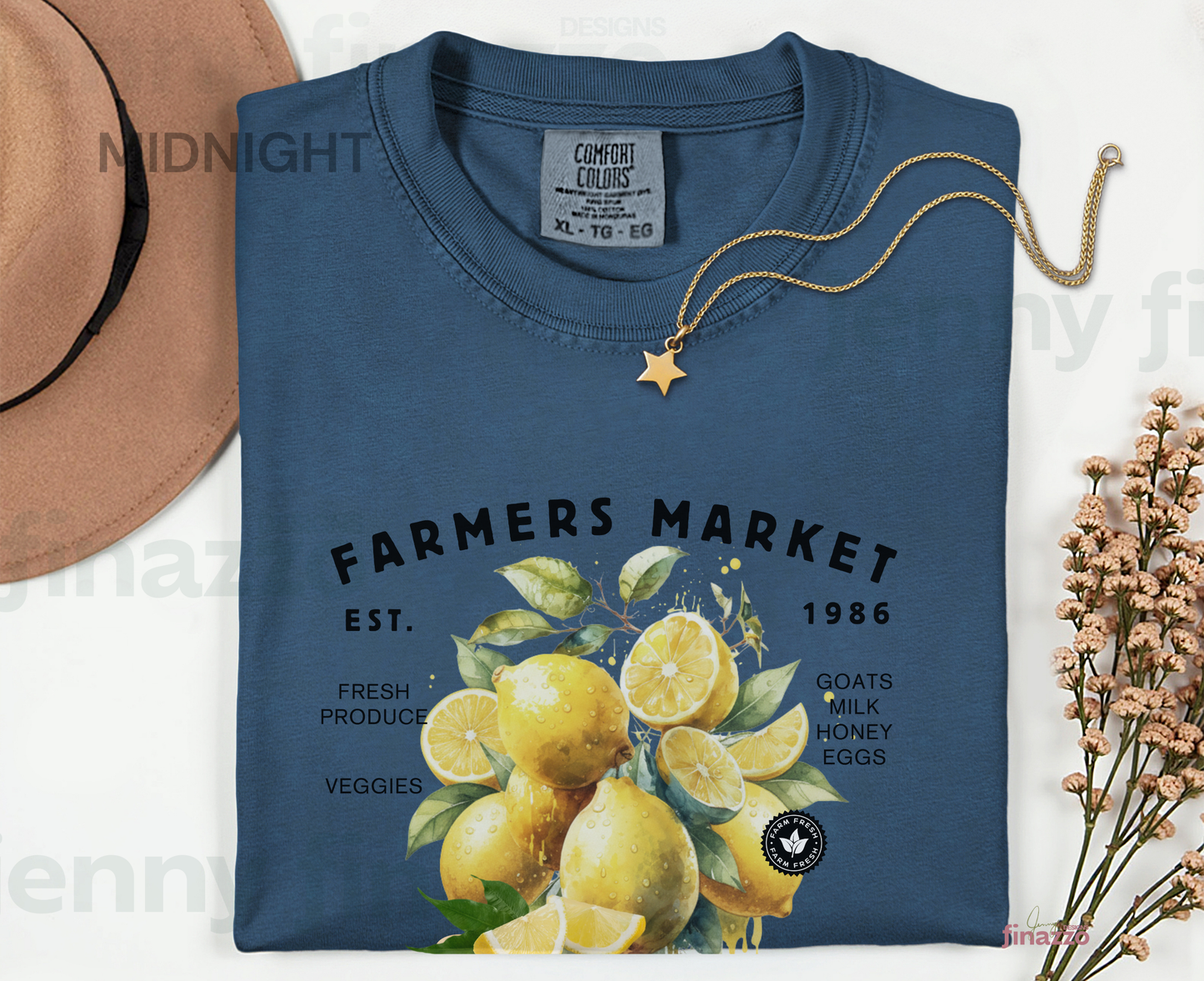 Lemon Farmers Market Graphic Shirt