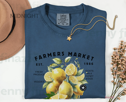 Lemon Farmers Market Graphic Shirt