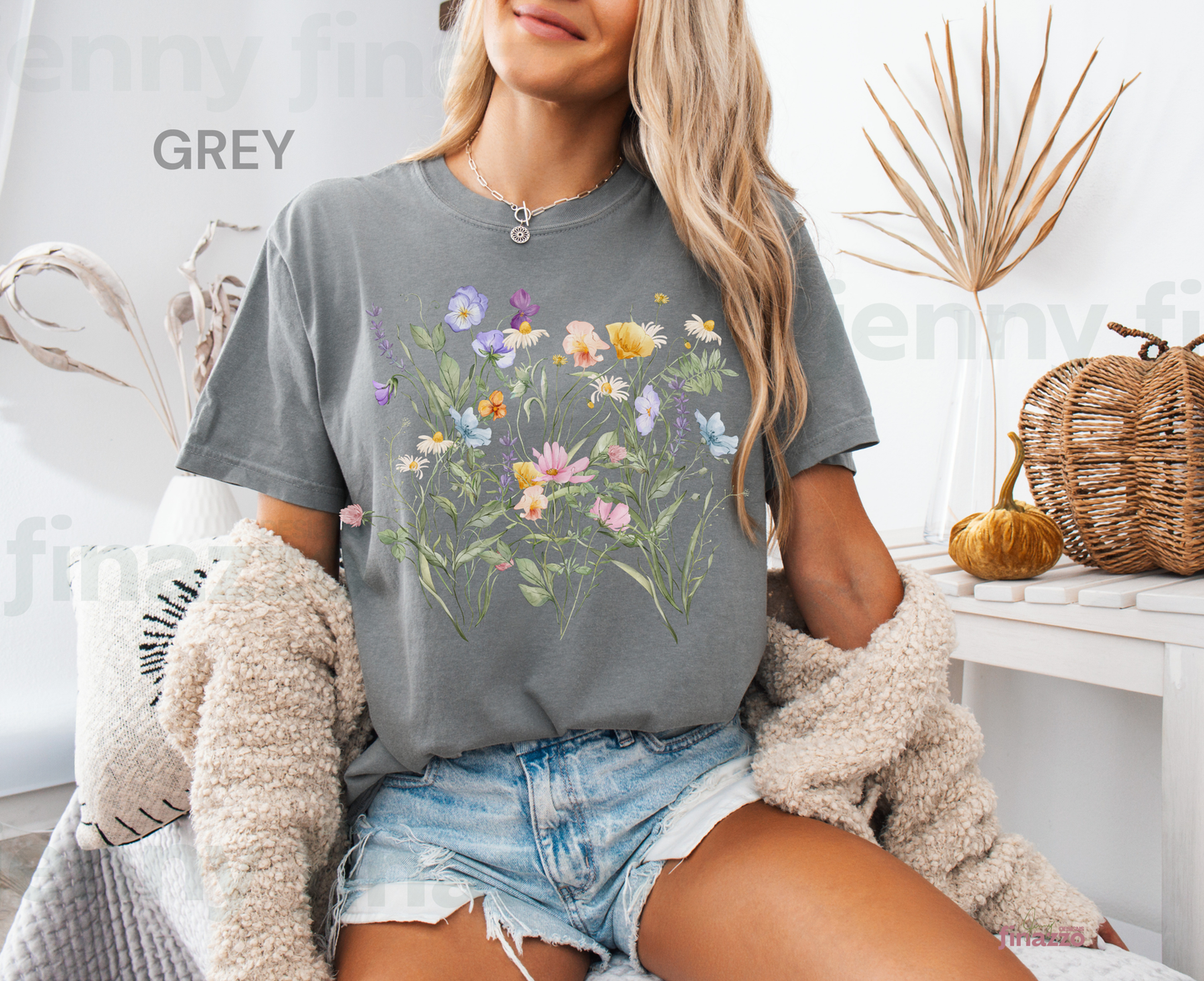 Wild Flower Graphic Shirt