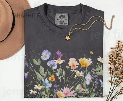 Wild Flower Graphic Shirt