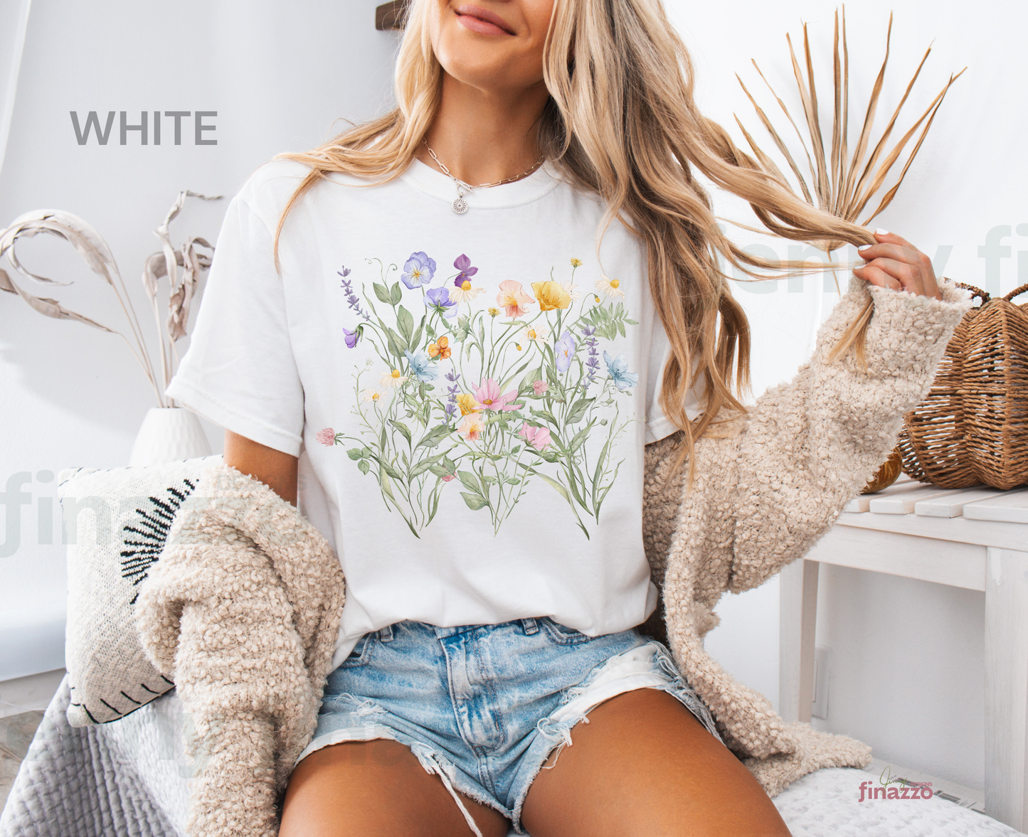 Wild Flower Graphic Shirt