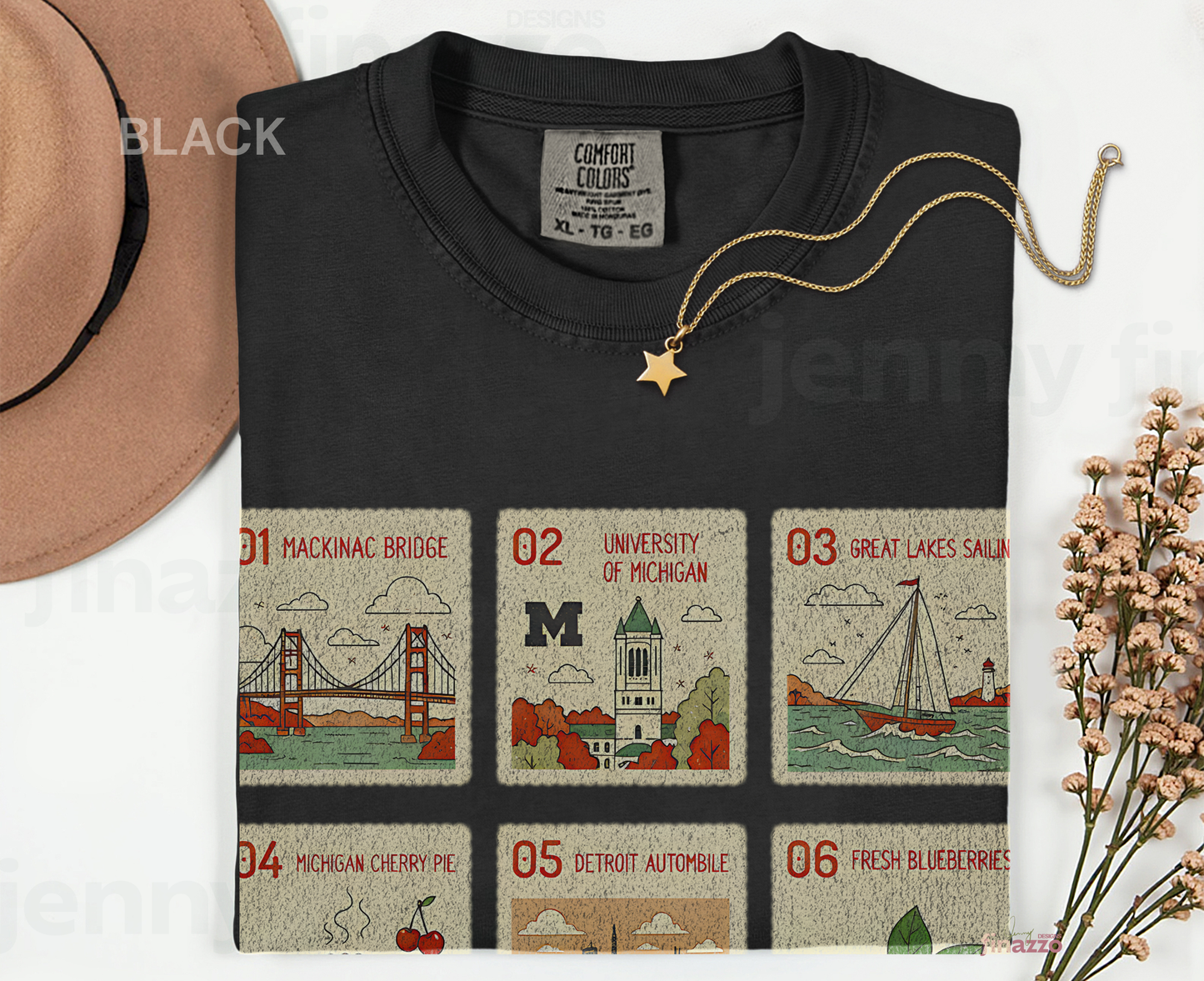 Michigander Landmark Graphic Shirt