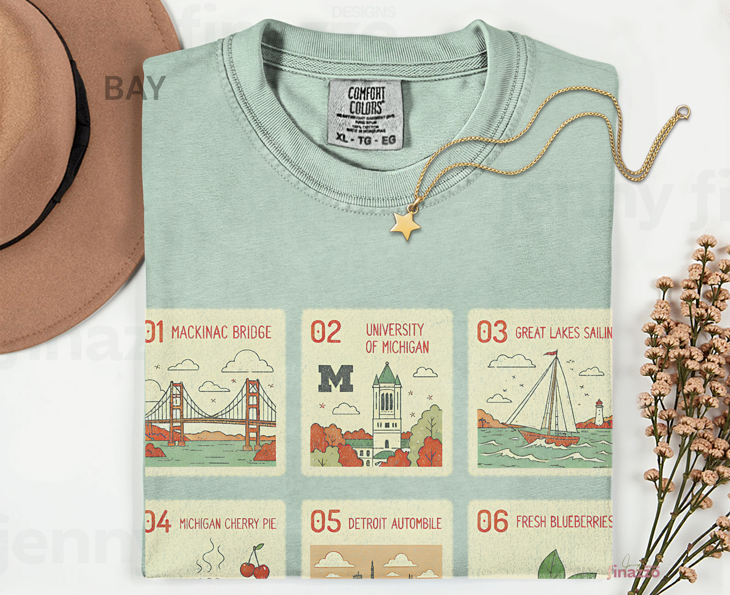 Michigander Landmark Graphic Shirt