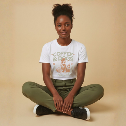 Coffee and Dogs Graphic Shirt