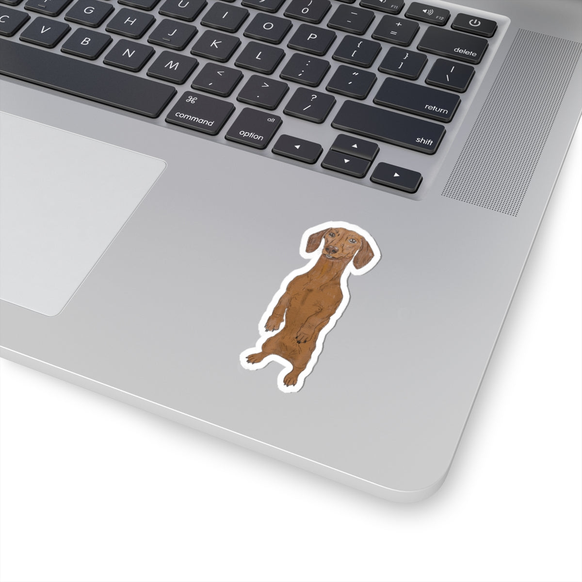 Standing Dachshund Sticker | Cute Weiner Dog Decal | Perfect Gift for Doxie Mom/Dad & Dog Lovers | Weatherproof Vinyl