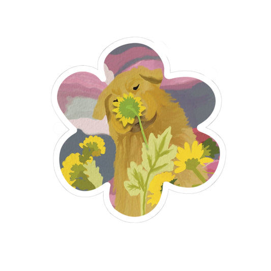 GOLDEN RETRIEVER STICKER-3"
