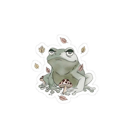 FUNNY FROG STICKER – 3” Vinyl